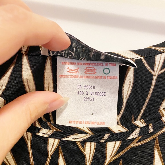 The Work 2 Piece Floral Tank & Skirt Set Black 4 S - Picture 4 of 10